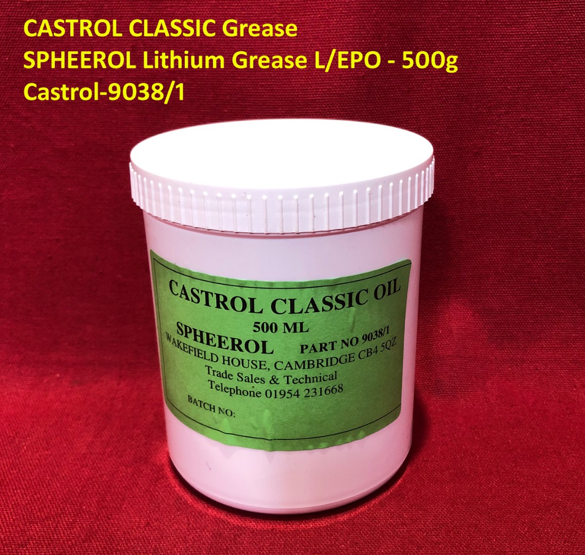 CASTROL CLASSIC Grease - SPHEEROL Lithium Grease L/EPO - 500g      Castrol-9038/1